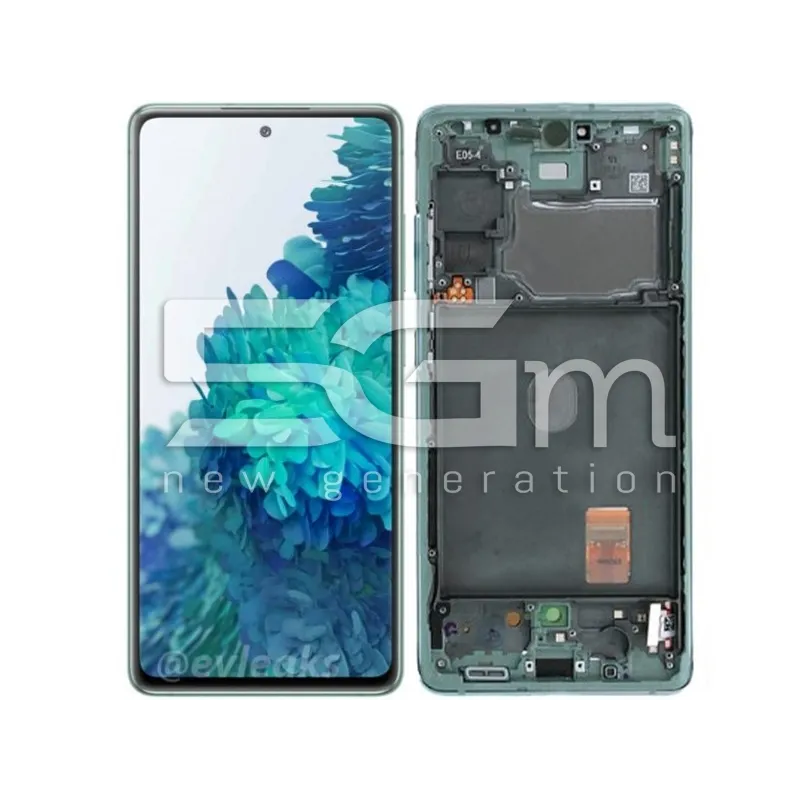 Display Touch + Frame Verde Samsung SM-G780 - G781 (B-G)  S20 FE Ori | Store Online 5G-M