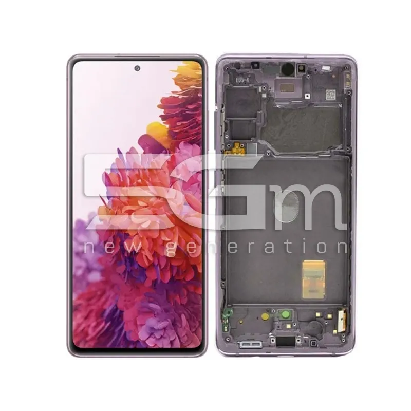 Display Touch + Frame Purple Samsung SM-G780 - G781 (B-G)  S20 FE Ori | Store Online 5G-M