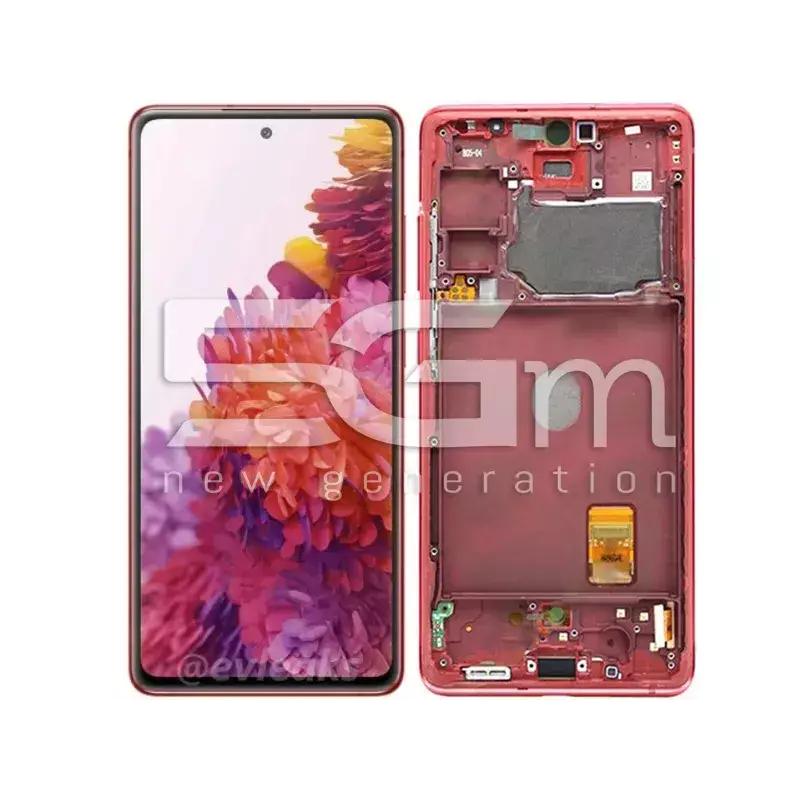Display Touch + Frame Red Samsung SM-G780 - G781 (B-G)  S20 FE Ori