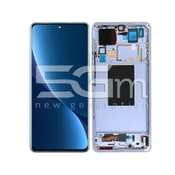 Érintőkijelző + Keret Kék Xiaomi 12 Pro Ori | 5G-M Online Áruház