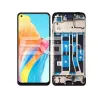 Display Touchscreen + Rahmen Schwarz OPPO A78 4G (Pulled) | 5G-M