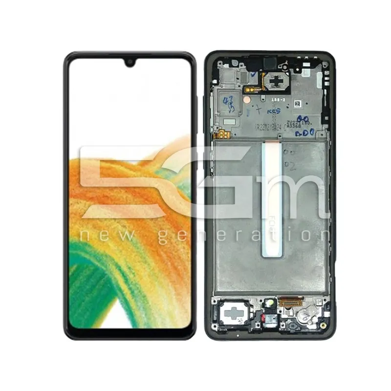Display Touch + Frame Black Samsung A336 A33 5G Ori | 5G-M Online Store