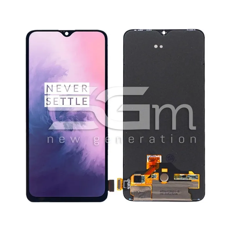 Kijelző Érintőképernyő Fekete OnePlus 7 (Bontott) | 5G-M Online Áruház