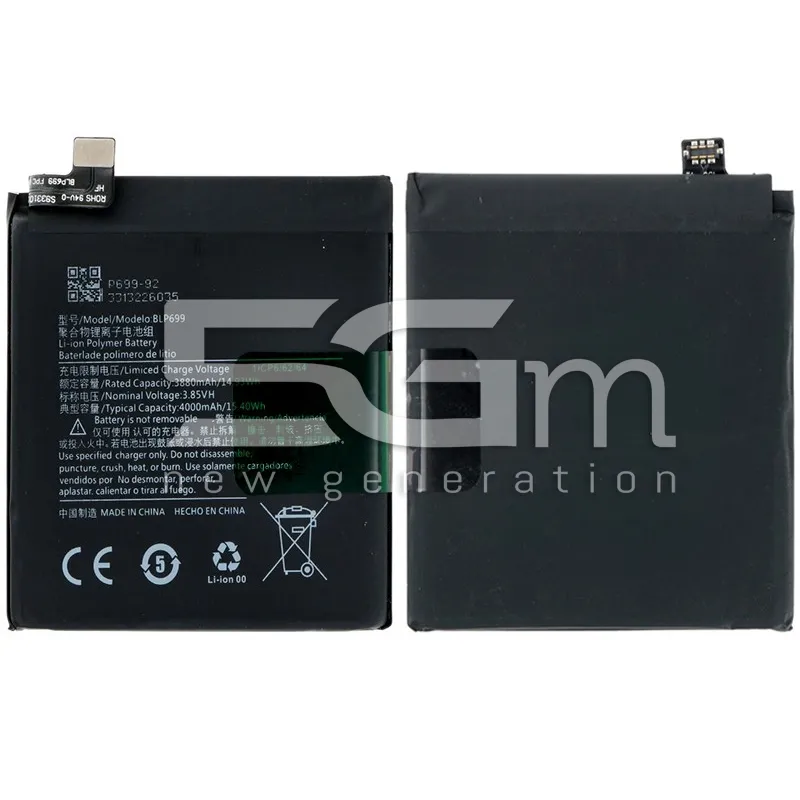 Batteria BLP699 3880 mAh OnePlus 7 Pro No Logo | Store Online 5G-M