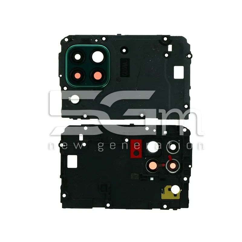 Châssis Carte Mère + Vitre Caméra Crush Green Huawei P40 Lite | 5G-M