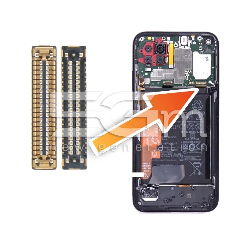 FPC Connector Onboard Flex Charging Huawei P40 lite | Loja Online 5G-M
