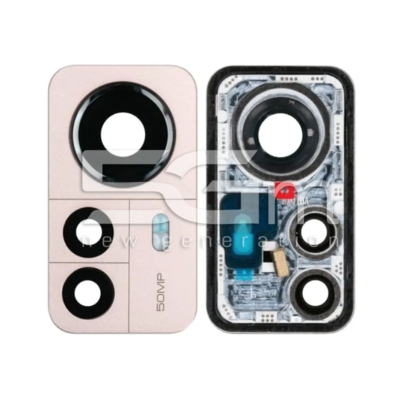 Vetrino Camera Posteriore + Frame Purple Xiaomi 12 Pro | Store Online 5G-M