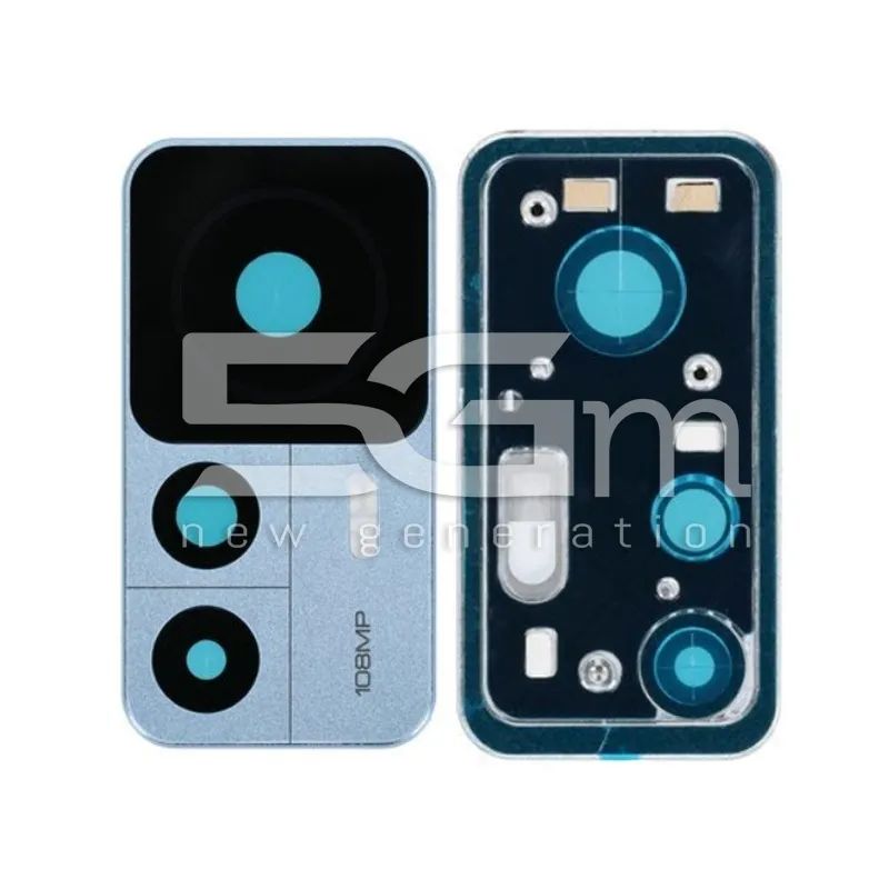 Vetrino Camera Posteriore + Frame Blu Xiaomi 12T | Store Online 5G-M
