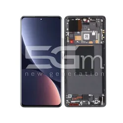 Érintőkijelző + Keret Fekete Xiaomi 12 Pro (Pulled) | 5G-M Webáruház