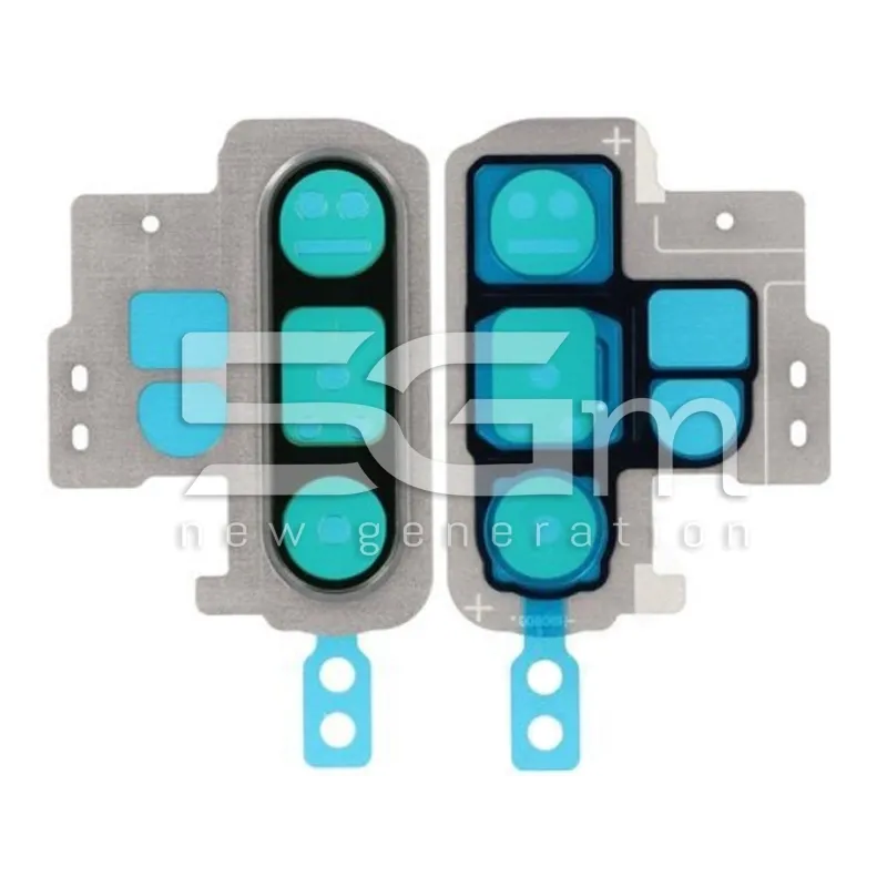 Kameraglas Rückseite + Rahmen Aura Glow Samsung SM-N975 Note 10 Plus | 5G-M