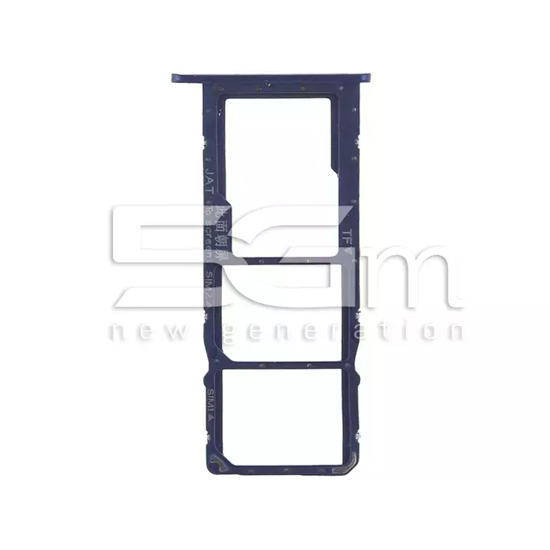 Sim Card + Micro SD Tray Blue Honor 8A