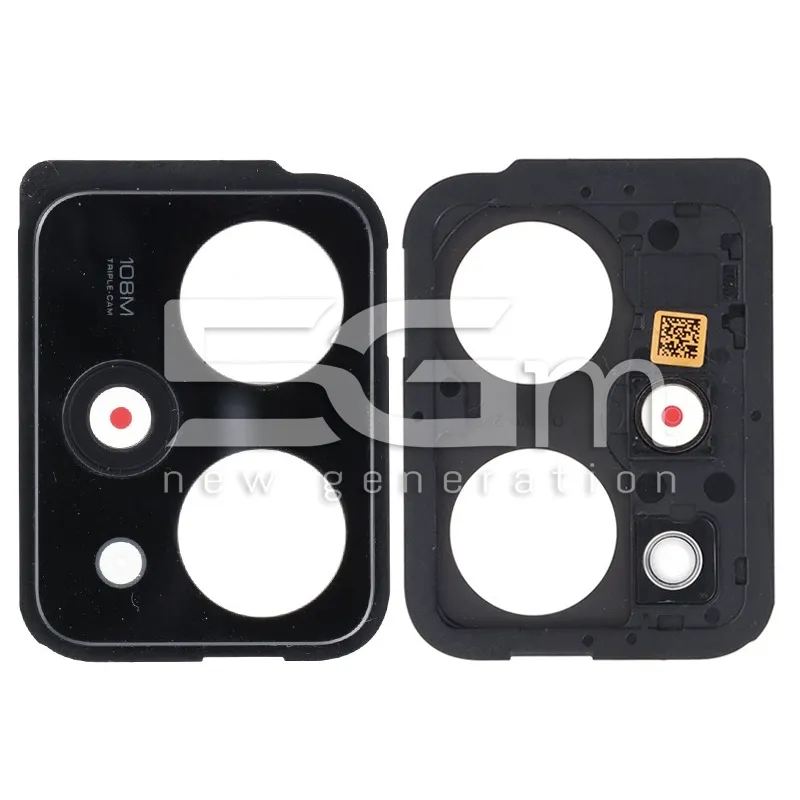 Vetrino Camera Posteriore + Frame Nero Xiaomi Poco X5 Pro | Store Online 5G-M