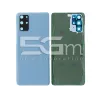 Rückabdeckung Blau + Kameraglas Samsung S20+ G985 Ohne Logo | 5G-M