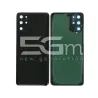 Hátlap Fekete + Kameraüveg Samsung S20+ Logó Nélkül | 5G-M