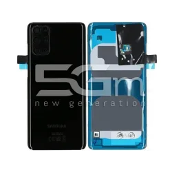 Achtercover Zwart + Cameraglas Samsung SM-G985 S20+ Ori | 5G-M