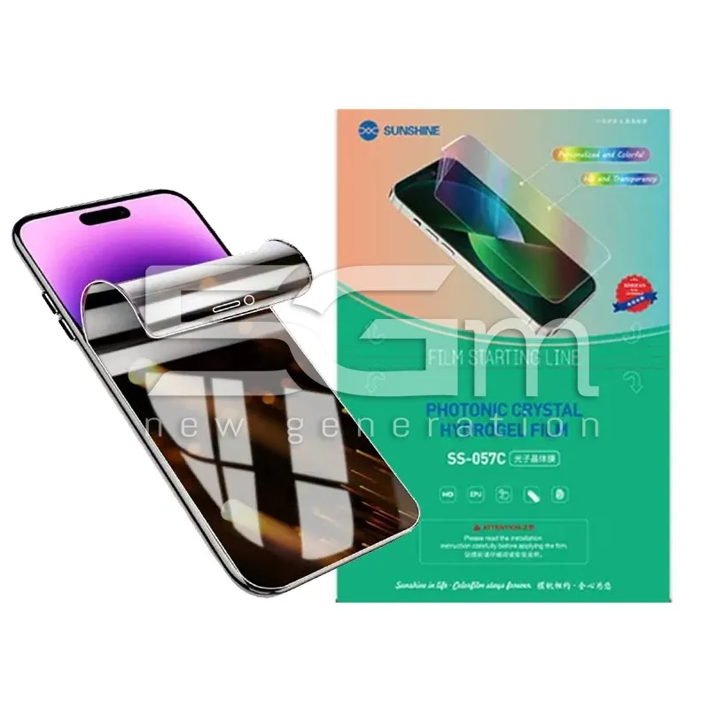 SUNSHINE SS-057C Tükrözött Hidrogél Fólia 25db | 5G-M Online Áruház