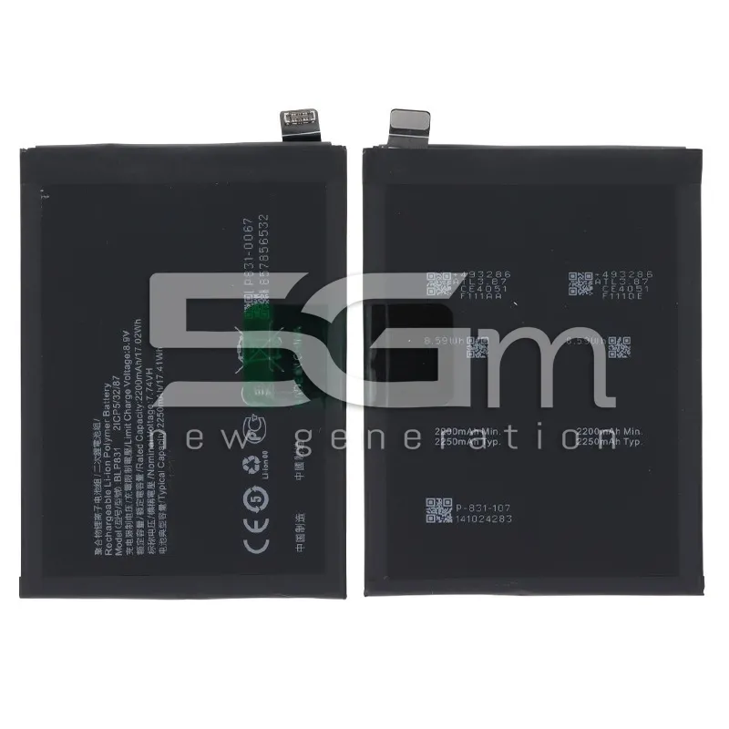 Akku BLP831 2250mAh für OPPO Find X3 Pro Ohne Logo | 5G-M