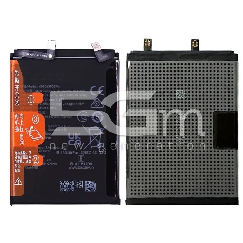 Batteria HB506390EFW 4800mAh Honor 70 No Logo | Store Online 5G-M