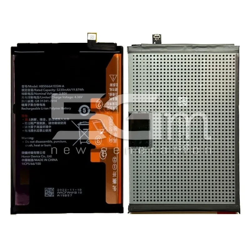 Batteria HB5066A1EGW 5230mAh Honor X7a No Logo | Store Online 5G-M