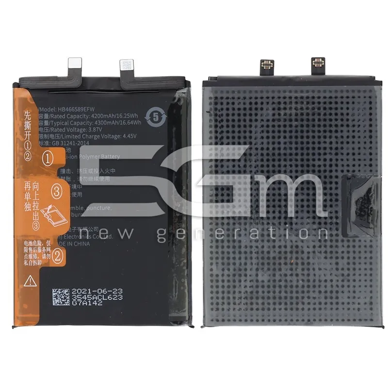 Batterie HB466589EFW 4300mAh Huawei Nova 8i - Honor 50 Lite Sans Logo | 5G-M