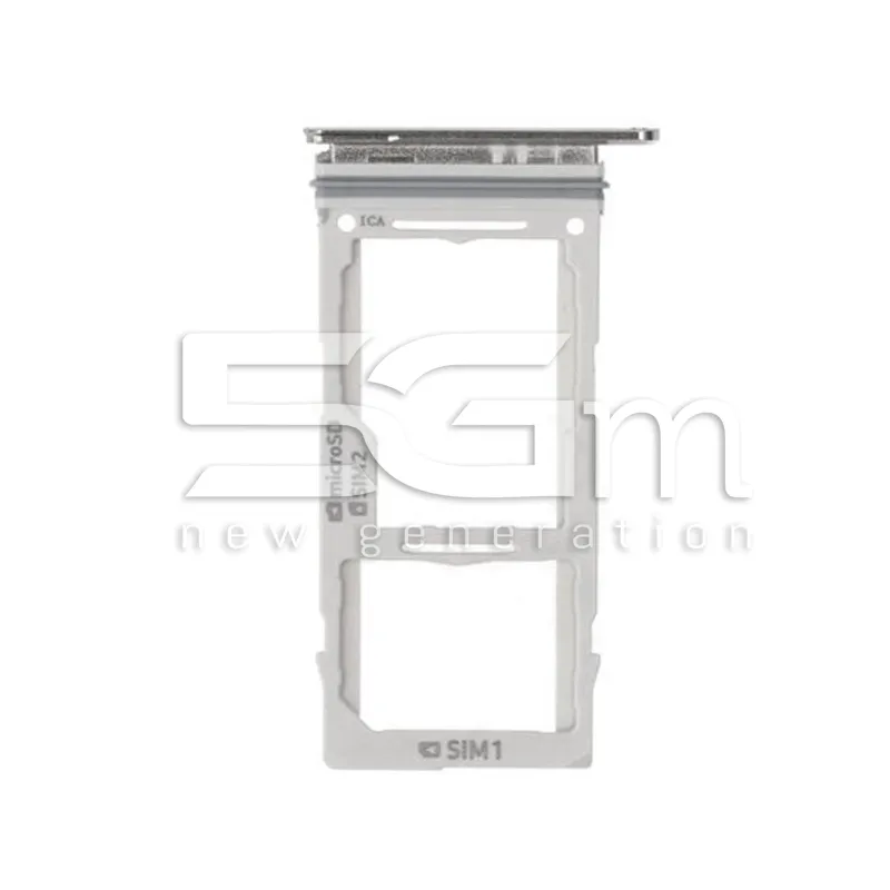 Supporto Dual Sim Card + Micro SD Prism White Samsung SM-G975 | Store Online 5G-M