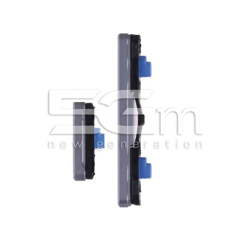 Boutons Externes Alimentation + Volume Argent Huawei P20 | 5G-M