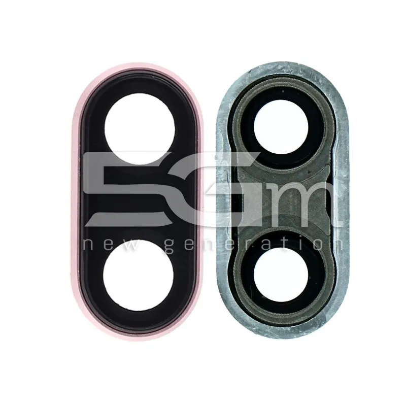 Verre Caméra + Cadre Pink Huawei P20 | 5G-M.com