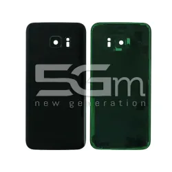 Coque Arrière Noire + Vitre Caméra Samsung SM-G935 S7 Sans Logo | 5G-M