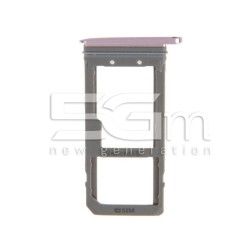 Supporto Sim Card/SD Card Pink Samsung SM-G935 S7 Edge