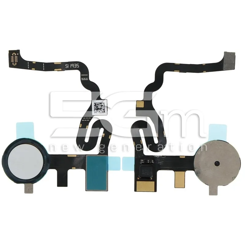 Capteur d'empreinte digitale Nappe Blanc Google Pixel 4a 5G | 5G-M