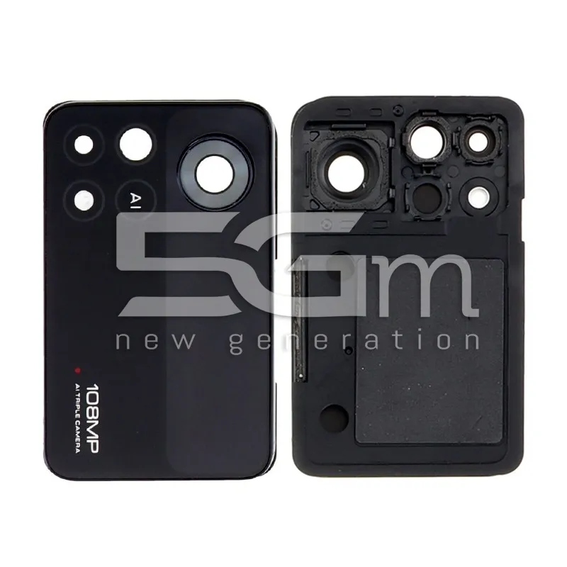 Vetrino Camera Posteriore + Frame Nero Poco X4 Pro 5G | Store Online 5G-M