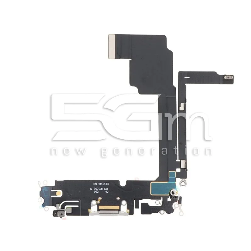 Töltőcsatlakozó Fehér Titán iPhone 15 Pro Max (KISZERELT) | 5G-M.com