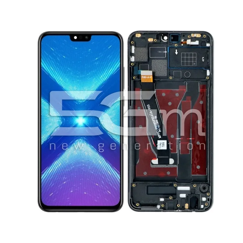 Display Touchscreen + Rahmen Schwarz Honor 8X (COG) | 5G-M.com