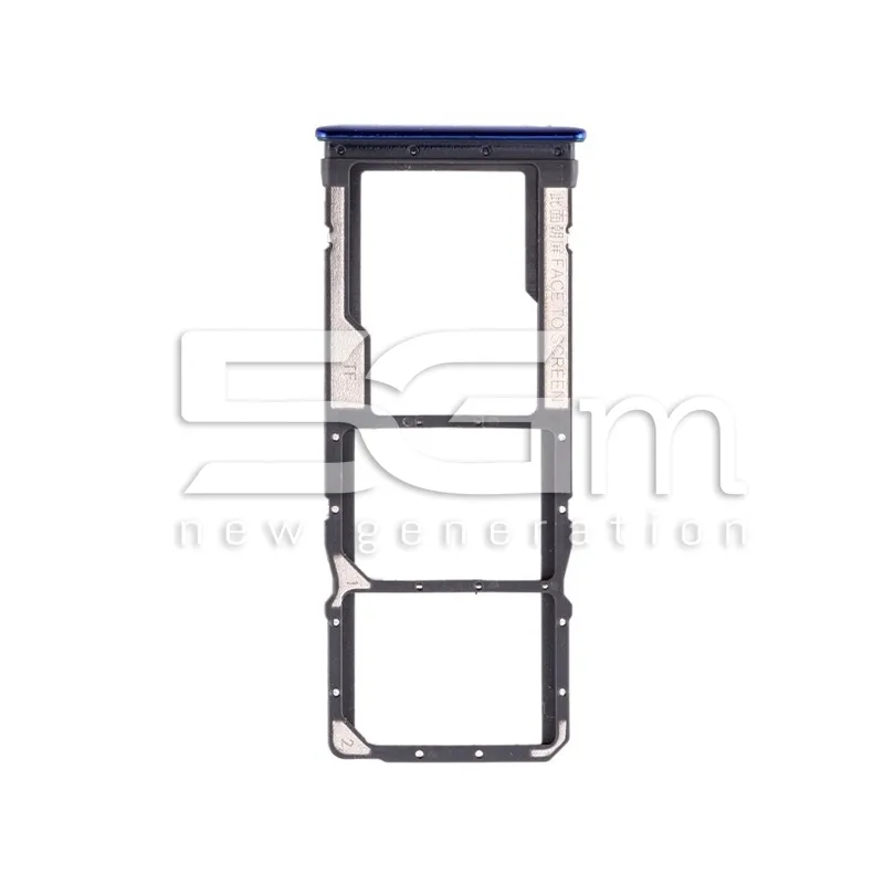 Suport Cartelă SIM + Micro SD Albastru Xiaomi Redmi Note 8 | 5G-M.com