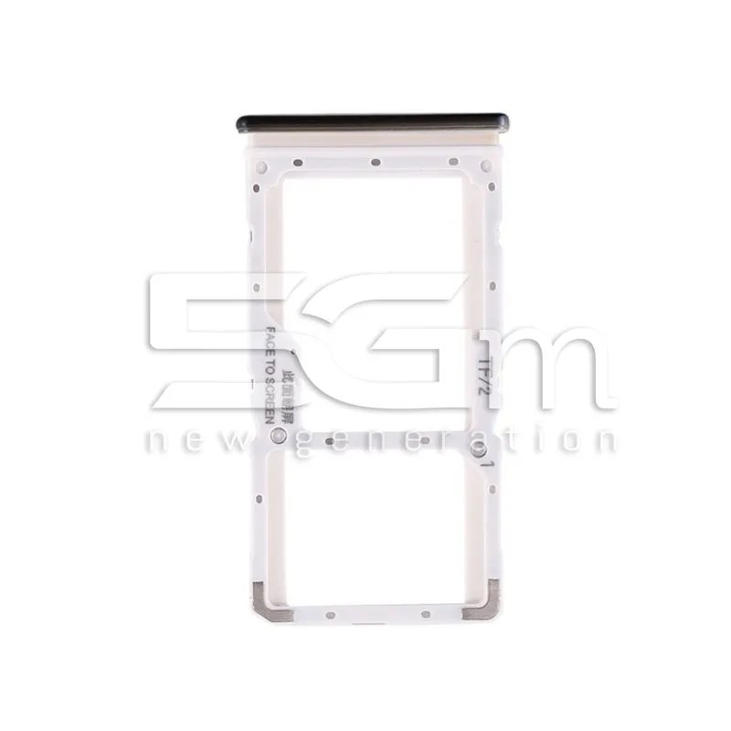 Dual SIM és Micro SD kártya tálca Fekete Xiaomi Redmi Note 8 Pro | 5G-M