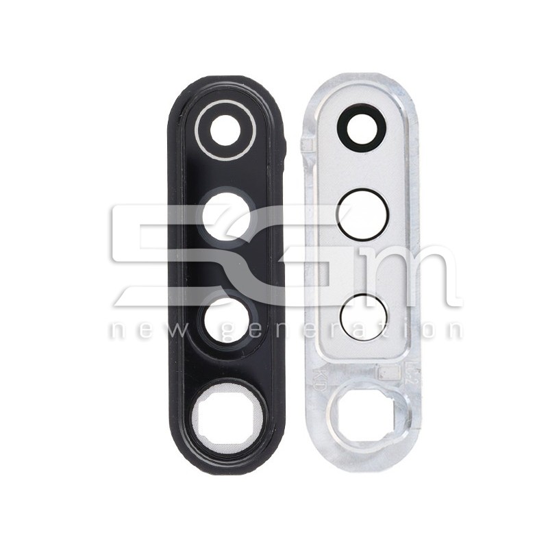 Vetrino Camera Posteriore + Frame Nero Xiaomi Redmi Note 8 Pro