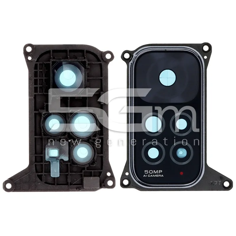 Vetrino Camera Posteriore + Frame Nero Xiaomi Redmi Note 11 4G | Store Online 5G-M
