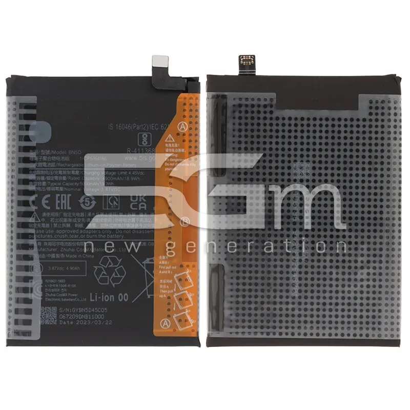 Batteria BN5D 5000mAh Xiaomi Redmi Note 11s No Logo | Store Online 5G-M