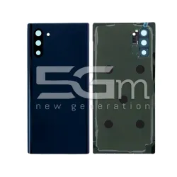 Achtercover Zwart + Cameraglas Samsung Note 10 SM-N970 Zonder Logo | 5G-M