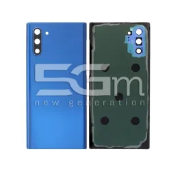 Achtercover Blauw + Cameraglas Samsung SM-N970 Note 10 Geen Logo | 5G-M