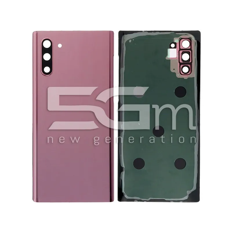 Rückabdeckung Aura Pink + Kameraglas Samsung Note 10 SM-N970 Ohne Logo | 5G-M