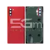 Rear Cover Aura Red + Camera Lens Samsung SM-N970 Note 10 No Logo