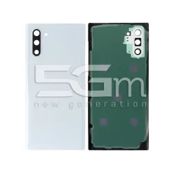 Achterklep Aura White + Cameraglas Samsung Note 10 SM-N970 Zonder Logo | 5G-M.com