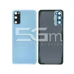Cache Arrière Cloud Blue + Vitre Caméra Samsung S20 Sans Logo | 5G-M