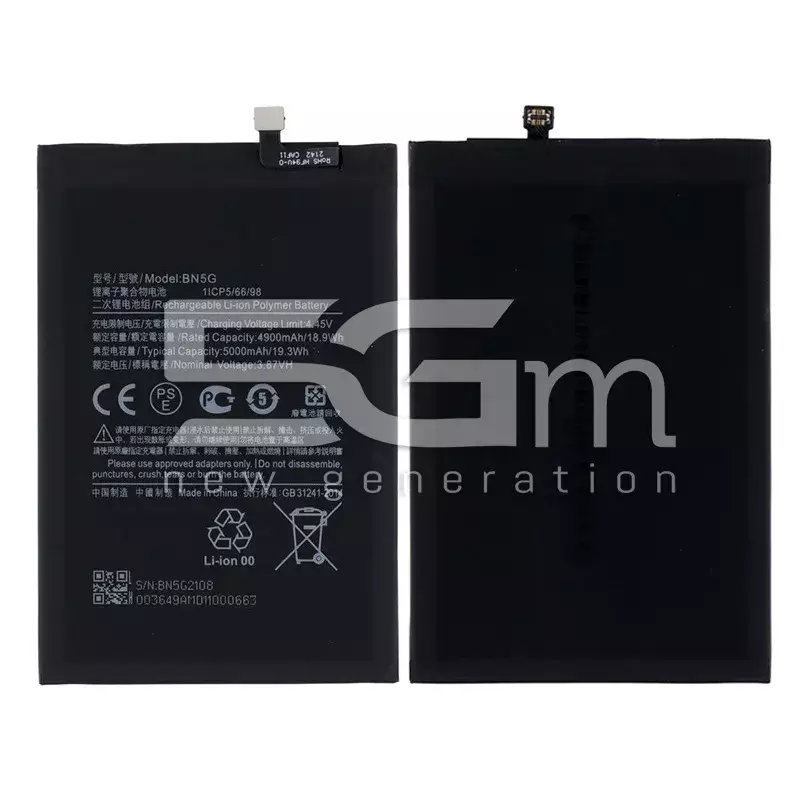 Bateria BN5G 5000mAh Xiaomi Redmi 10C - 10A No Logo