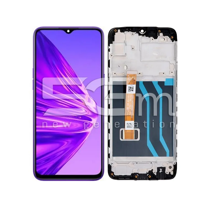 Écran Tactile + Cadre Noir Realme 5 (IPS) | Boutique en ligne 5G-M