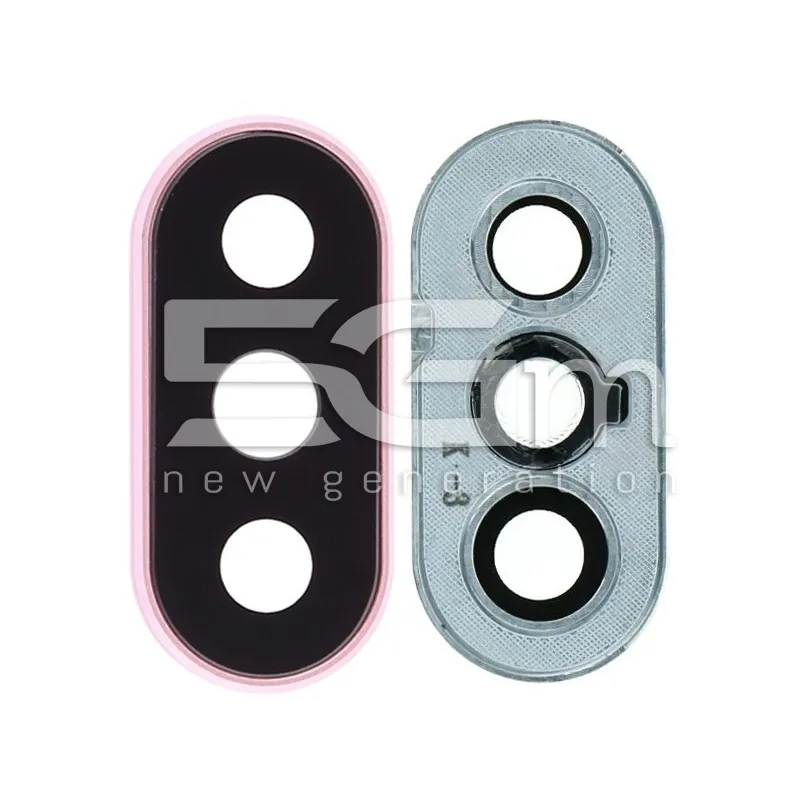 Hinteres Kameraglas + Rahmen Pink Xiaomi Redmi Note 5 | 5G-M