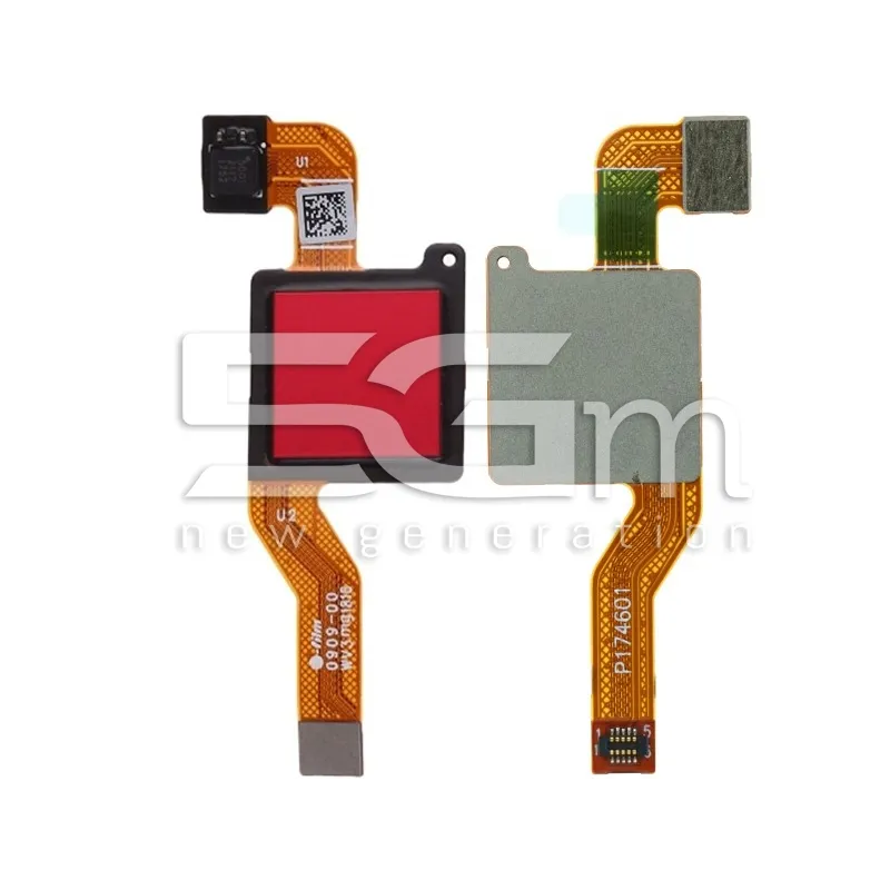 Tasto Home Fingerprint Rosso Xiaomi Redmi Note 5 | Store Online 5G-M