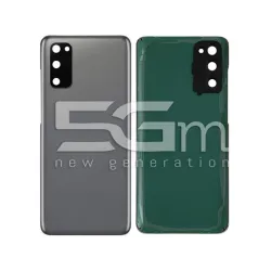 Coque Arrière Gris + Vitre Caméra Samsung SM-G980 S20 Sans Logo | 5G-M