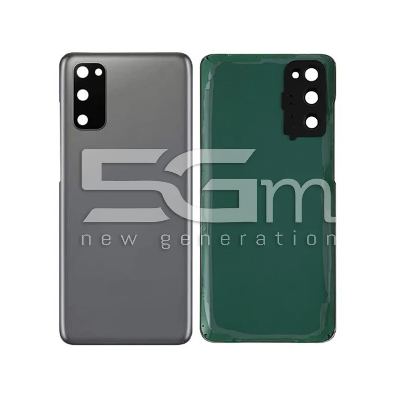 Retro Cover Grigio + Vetrino Camera Samsung SM-G980 S20 No Logo | Store Online 5G-M